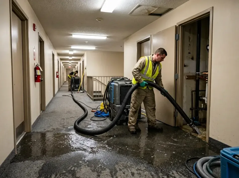 multi-unit-apartment-hallway-f-005 — frequently asked questions, Emergency Burst Pipe Water Extraction & Removal in Romoland…